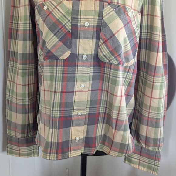 Ralph Lauren Black Label Plaid Top S Preppy Countryside Equestrian Ranch Western - Picture 5 of 12